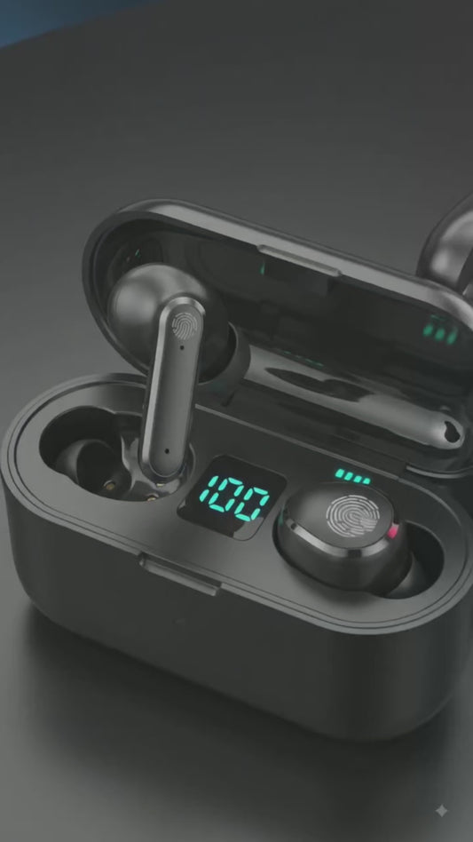 Audífono Inalámbricos F9 Con Power Bank